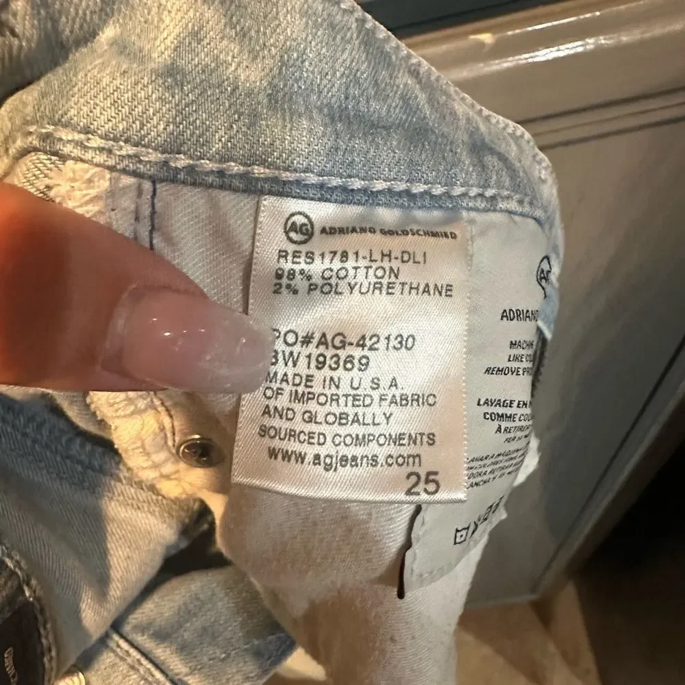 AG Adriano Goldschmeid Skinny Jeans